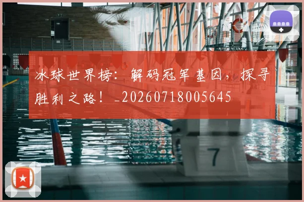 冰球世界榜:解码冠军基因,探寻胜利之路!_20260718005645